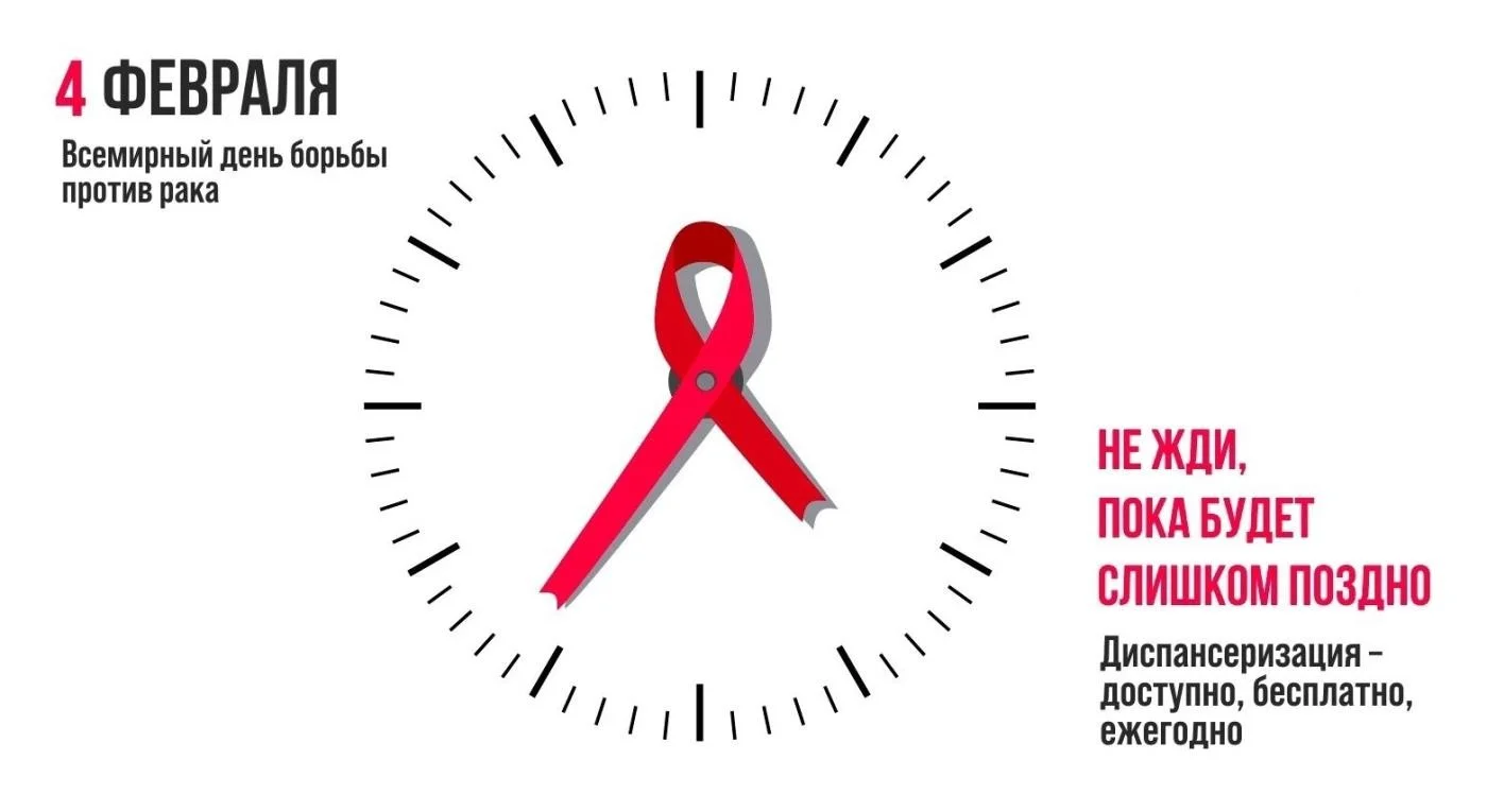 Сегодня - Всемирный день борьбы против рака!