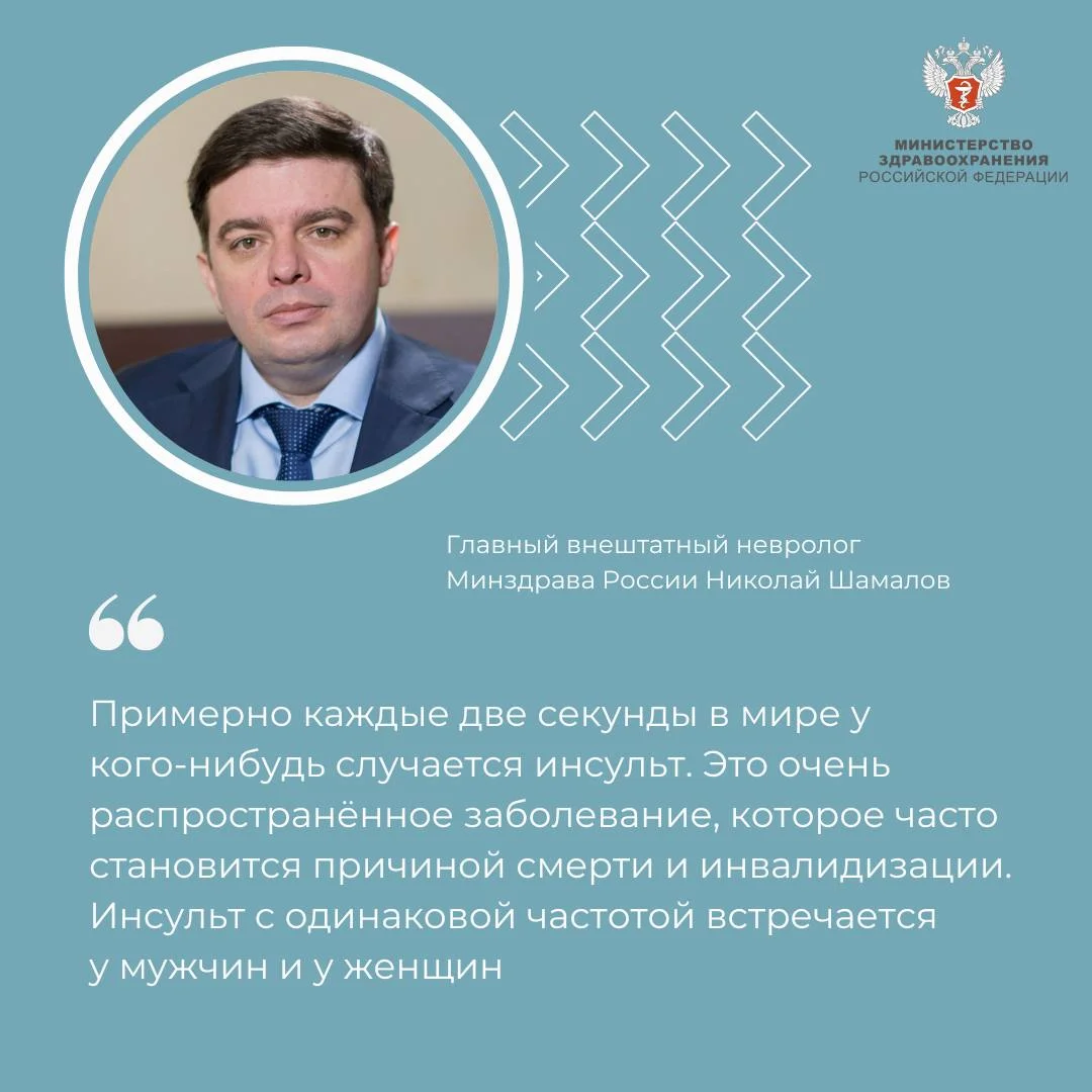 Примерно каждые две секунды в мире у кого-нибудь случается инсульт