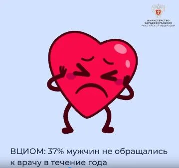 Исследование: 37% мужчин не обращались к врачу в течение года