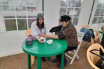 Более трехсот различных исследований проведено в ходе профилактической акции на площади Победы в Калининграде