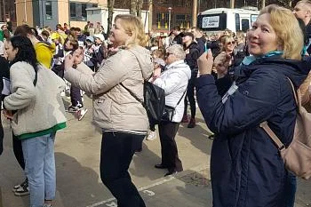 Десять тысяч шагов в Южном парке прошло более тысячи трехсот жителей региона