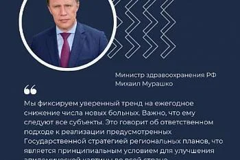 Фиксируется уверенный тренд на ежегодное снижение числа новых больных ВИЧ-инфекцией во всех регионах России  Фиксируется уверенный тренд на ежегодное снижение числа новых больных ВИЧ-инфекцией во всех регионах России