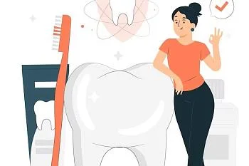 Правильный уход за полостью рта и зубами.