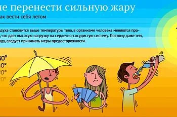 Как легче перенести сильную жару?