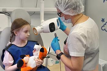 В Городской детской стоматологической поликлинике заработал новый дентальный рентген-аппарат